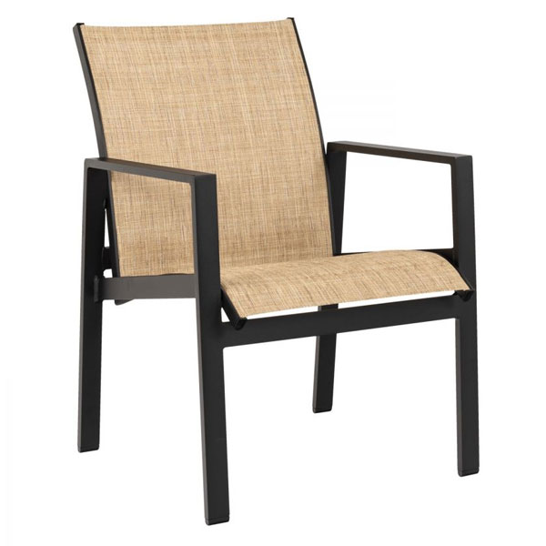 Hudson Sling Dining Arm Chair by Woodard - Image 2